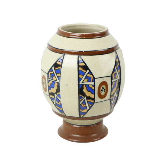 Image 1 of Polychrome Art Deco Vase Amc