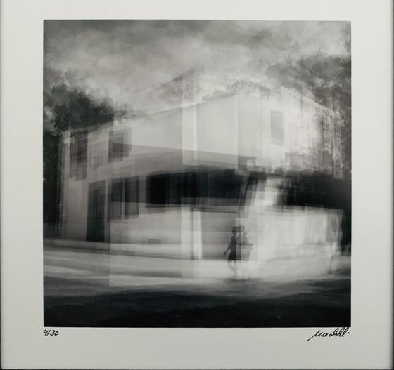 Image 1 of Bauhaus Dessau: Signed And Numbered Framed Architectural Photograph By Frank Machalowski.