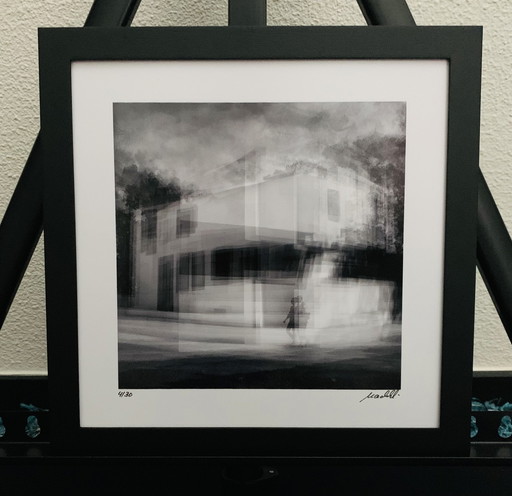 Bauhaus Dessau: Signed And Numbered Framed Architectural Photograph By Frank Machalowski.