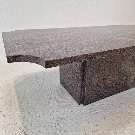 Image 1 of Italian vintage coffee table in granite, 1980s