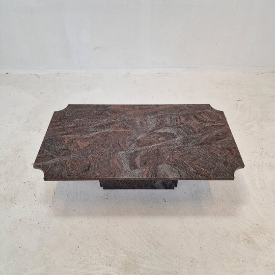 Image 1 of Italian vintage coffee table in granite, 1980s