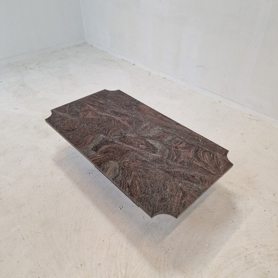 Image 1 of Italian vintage coffee table in granite, 1980s