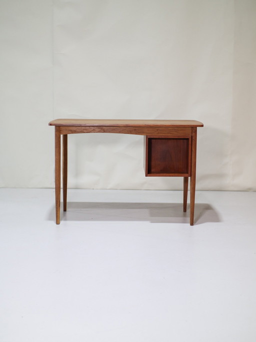 Desk Vintage Teak Freestanding Danish