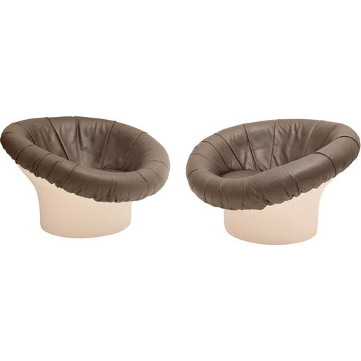 Pair of vintage lounge chairs "Krokus" by Lennart Bender, 1968