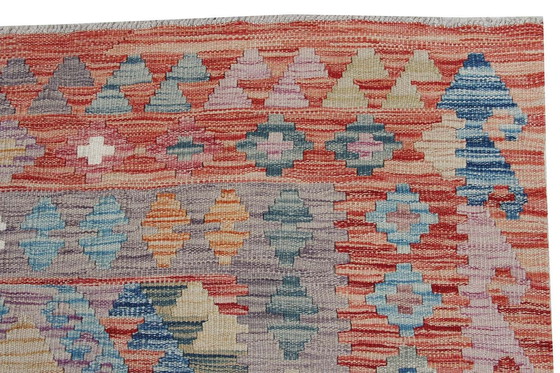 Image 1 of Handwoven Afghan Kilim 291 X 208 Cm- Traditional Pattern, New Wool