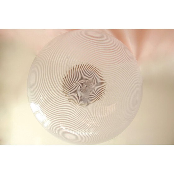 Image 1 of Vintage Ceiling Globe Lamp by Venini, Italy 1960s