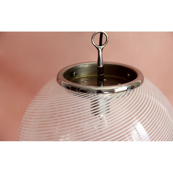 Image 1 of Vintage Ceiling Globe Lamp by Venini, Italy 1960s