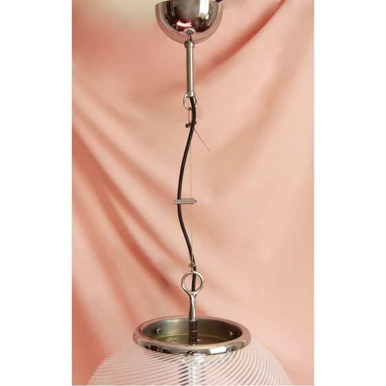 Image 1 of Vintage Ceiling Globe Lamp by Venini, Italy 1960s