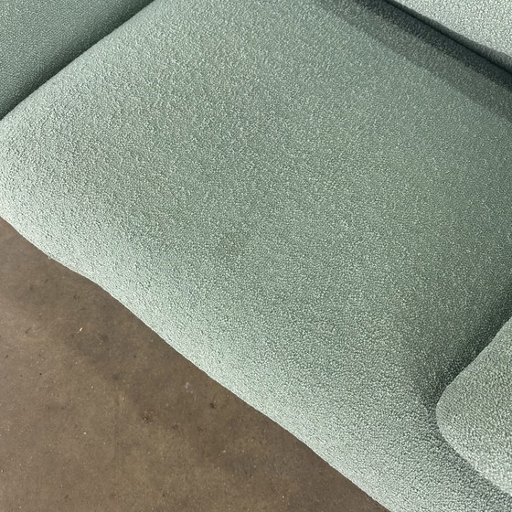 Image 1 of Turquoise Cassina Maralunga 2 Seat Sofa By Vico Magistretti