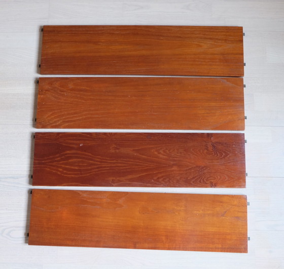 Image 1 of Original String Nisse shelving system Dark teak 50Er/60Er