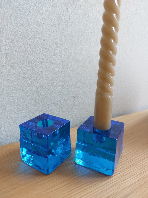 2x Lindshammar candlestick