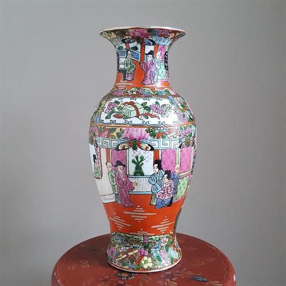 Image 1 of Antique Chinese Famille Rose vase