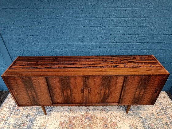 Image 1 of Planche basse vintage en bois de rose