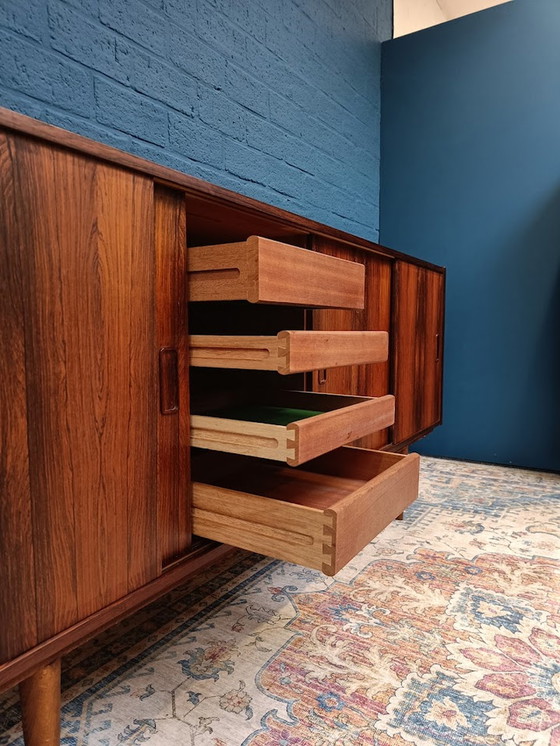 Image 1 of Planche basse vintage en bois de rose