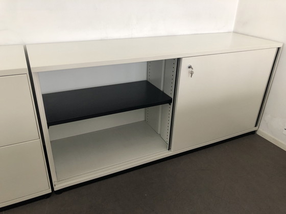 Image 1 of Tecno Graphis Desk + 6x Cabinets