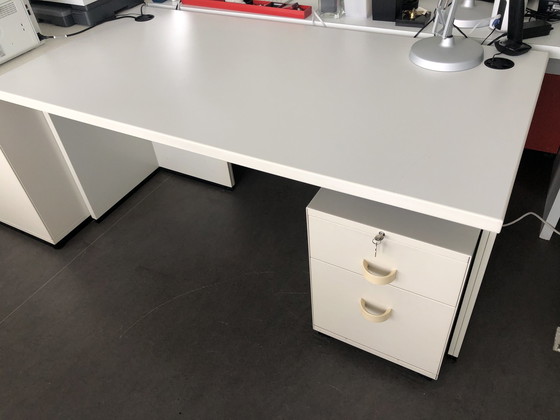 Image 1 of Tecno Graphis Desk + 6x Cabinets