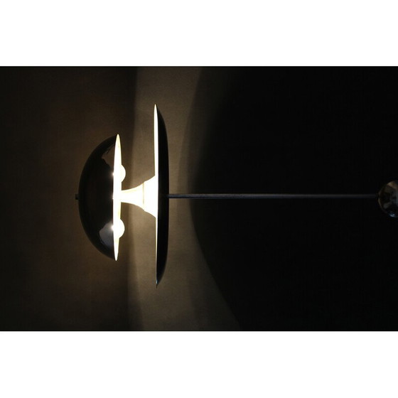 Image 1 of Lampadario vintage Bauhaus in acciaio cromato per Anyz, Cecoslovacchia 1930