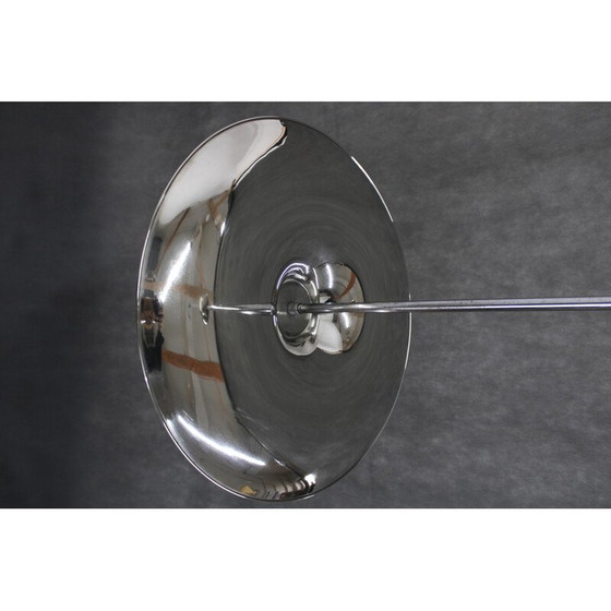 Image 1 of Lampadario vintage Bauhaus in acciaio cromato per Anyz, Cecoslovacchia 1930