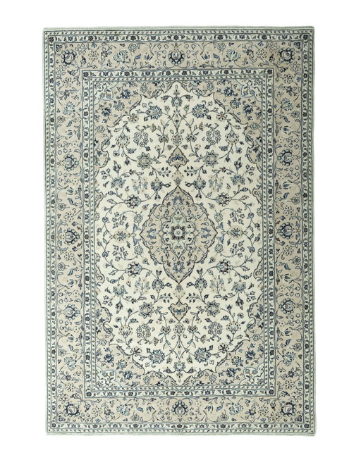 Hand-knotted Kashan Cork Oriental Rug - 294 X 196 Cm