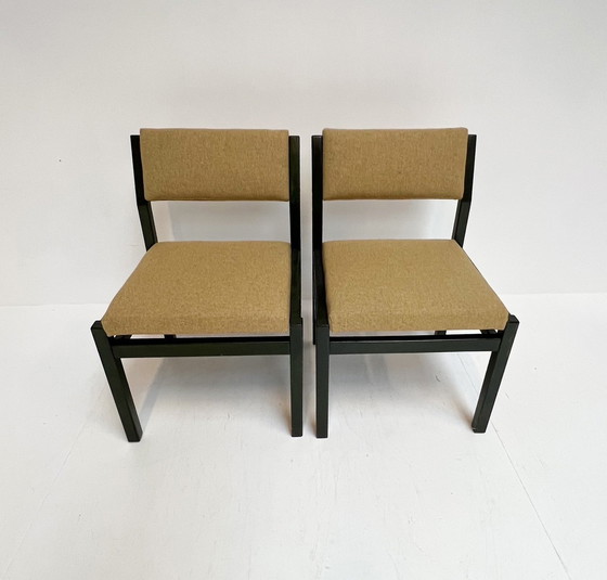 Image 1 of Set Sa07 Pastoe Chairs (2) By Cees Braakman, 1960'S