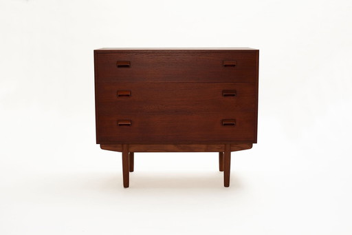 Teak Vanity Dresser Designed By Børge Mogensen For Søborg Møbelfabrik, Denmark 1950’S.