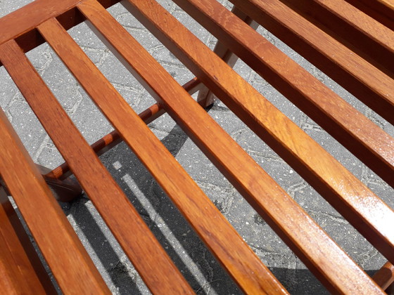 Image 1 of Teak side table footstool 50x50x41(h) cm