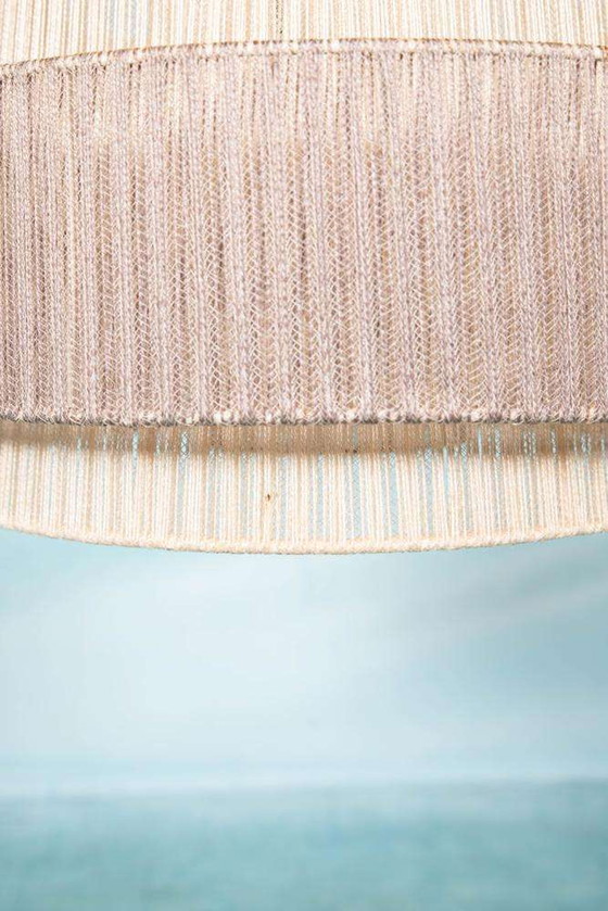 Image 1 of Japandi Swedish 1960s pendant lamp, vintage Bohemian lamp