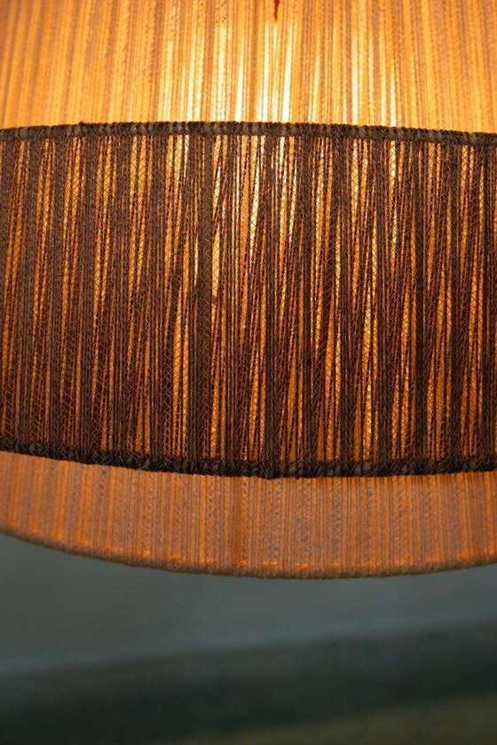 Image 1 of Japandi Swedish 1960s pendant lamp, vintage Bohemian lamp