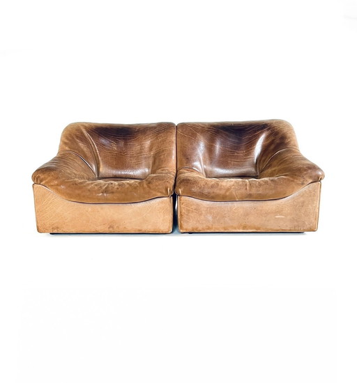 Vintage 2-Seater Sofa De Sede Ds46