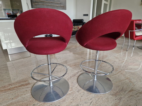 Image 1 of 2x Artifort Nina Barstools