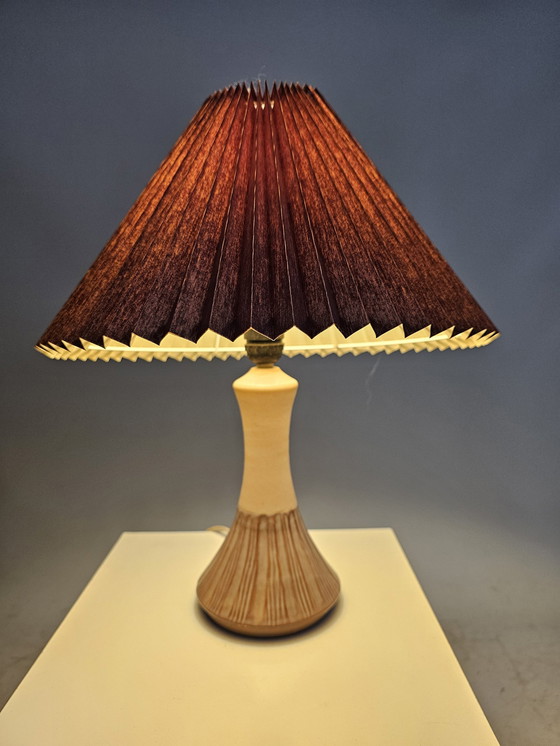 Image 1 of Danish Ceramic Floor Lamp Haslev