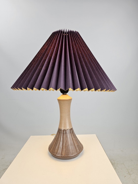 Image 1 of Danish Ceramic Floor Lamp Haslev