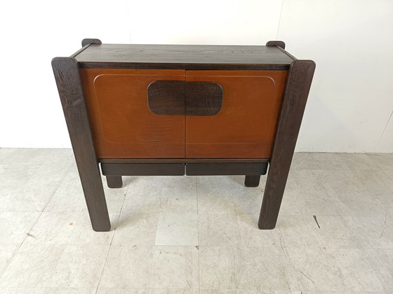 Image 1 of Hi plan Mid century bar cabinet - 1960s