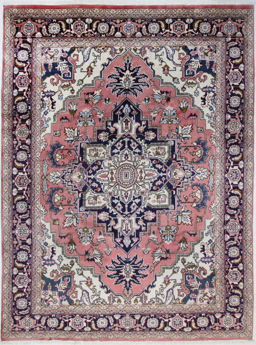 Original hand-knotted Persian carpet Heriz/Heris 340 X 248 Cm Top condition