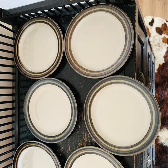 Image 1 of Vintage ceramic dessert set by Anya Jaatinen Winqvist for Arabia