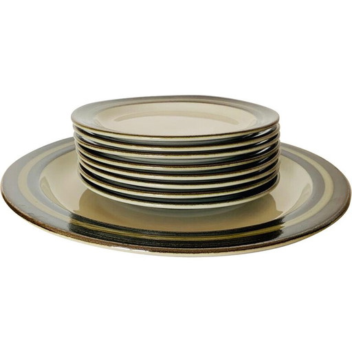 Vintage ceramic dessert set by Anya Jaatinen Winqvist for Arabia