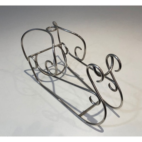 Image 1 of Portabottiglie vintage placcato argento, Francia 1930