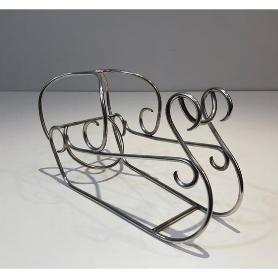 Image 1 of Portabottiglie vintage placcato argento, Francia 1930