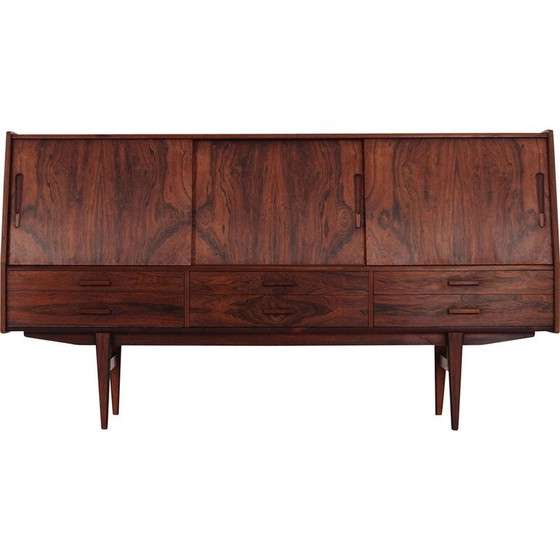 Image 1 of Vintage rosewood highboard, Denmark 1970s