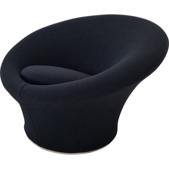 Image 1 of Vintage mushroom armchair in Kvadrat Tonus wool fabric by Pierre Paulin for Artifort, 1970