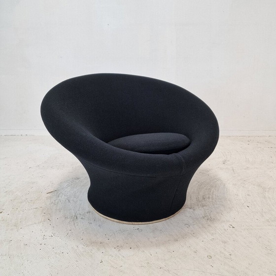 Image 1 of Vintage mushroom armchair in Kvadrat Tonus wool fabric by Pierre Paulin for Artifort, 1970