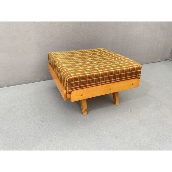 Image 1 of Mid century footstool by Frantisek Jirák for Tatra, Central Europe 1960s