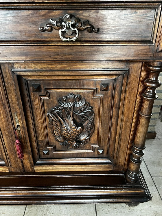 Image 1 of Antique Hunting Cabinet