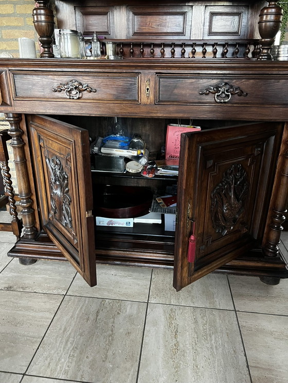 Image 1 of Antique Hunting Cabinet