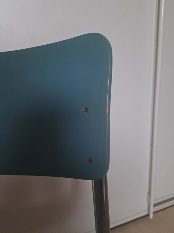 Image 1 of Thonet Chair, Blue