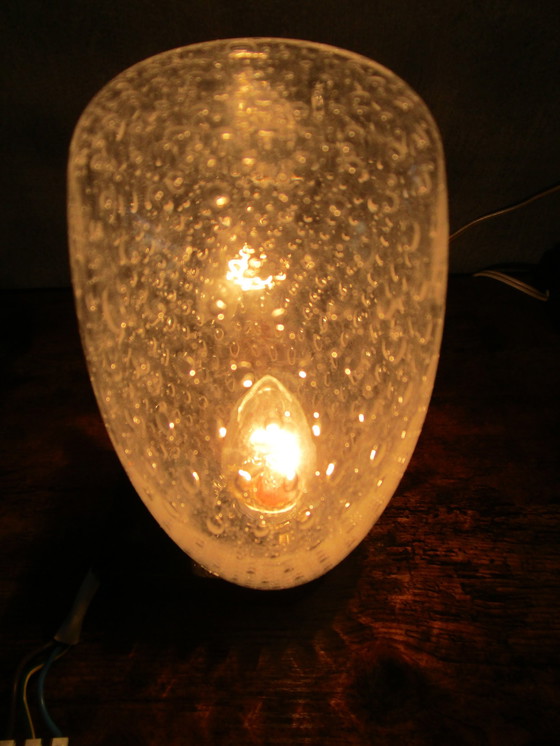 Image 1 of Set di 2 lampade da parete originali con paralumi in vetro originali