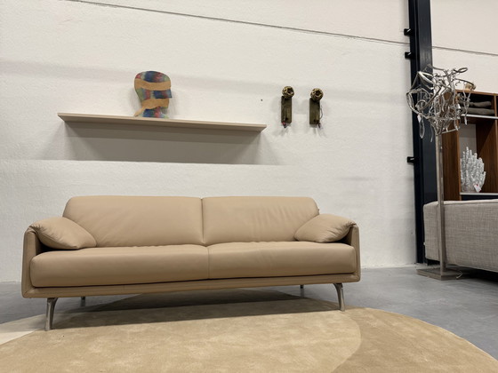 Image 1 of Leolux Bora Balanza Sofa 3 Seater Ceras Leather Shell