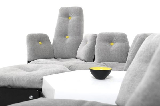 Image 1 of Modular Seating Group by Illum Wikkelsø for CFC Silkeborg, 1970s, Set of 5