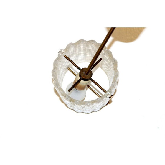 Image 1 of Vintage crystal suspension lamp by Carl Fagerlund for Orrefors, Sweden 1950