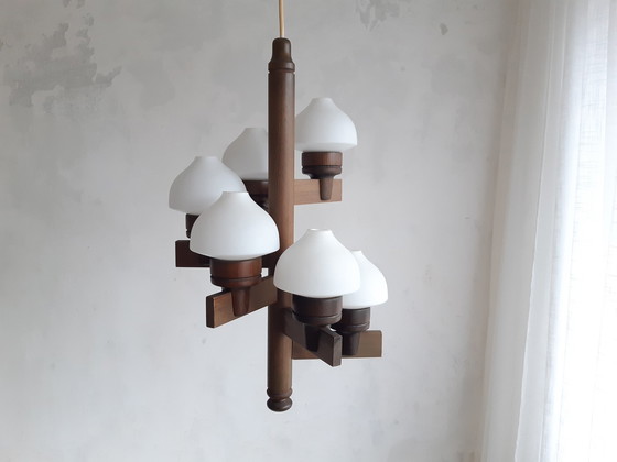 Image 1 of Aneta Växjö Sweden Lampada a sospensione a fungo, design scandinavo